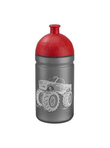 Step by Step Trinkflasche, 0,5 l, für Kindergarten und Schule in Monster Truck Rocky, Grau