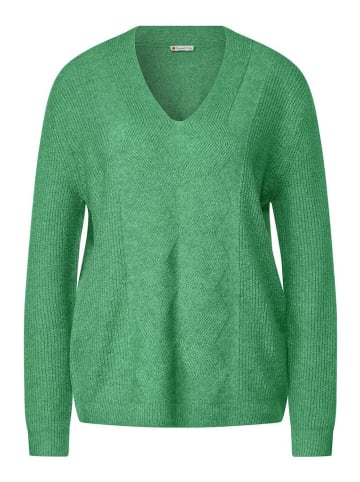 Street One Pullover in fresh gentle green melange