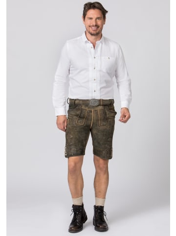 Stockerpoint Lederhose "Romano" in torf vintage