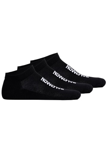 SALOMON Socken 3er Pack in Schwarz