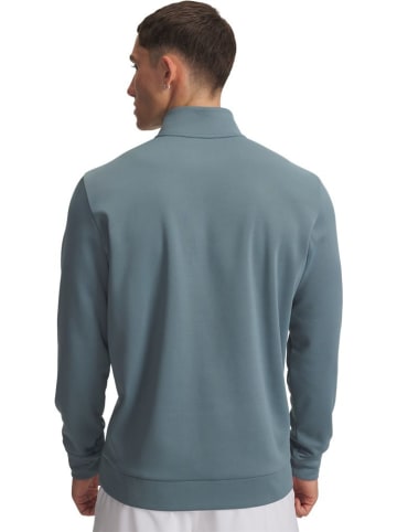 Under Armour Longsleeve "Armour Fleece 1/4 Zip" in Blau