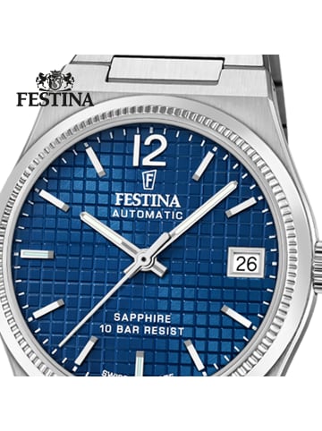 Festina Analog-Armbanduhr Festina Swiss Made silber mittel (ca. 35mm)