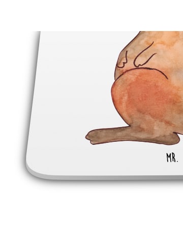 Mr. & Mrs. Panda Tassenuntersetzer Einhorn Glauben ohne Spruch in Weiß