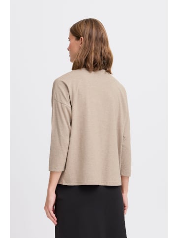 b. young Halblange Ärmel BYPAMILA Loose fit in Roasted Cashew Melange