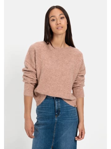 Camel Active Strickpullover aus einem Wollmix in Rosa
