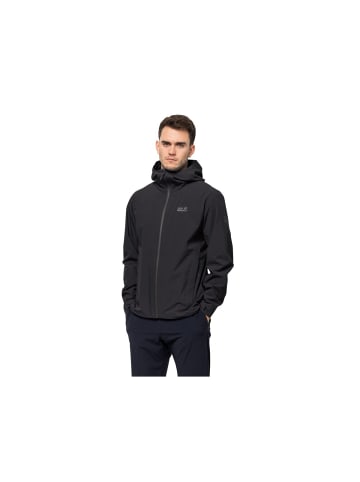 Jack Wolfskin Softshelljaken in schwarz