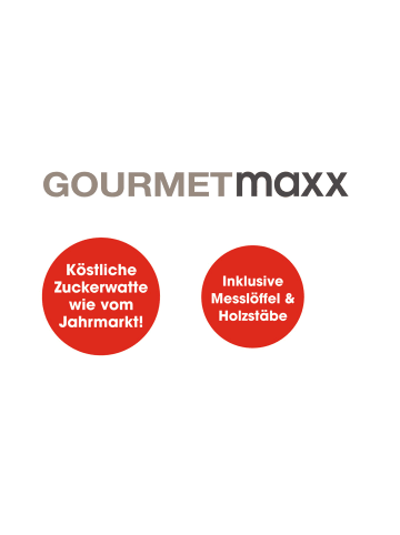 Gourmet Maxx Zuckerwatte-Maschine 500W mint/weiß grün