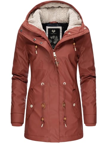 ragwear Wintermantel Monadis Rainy II Intl. in Chili Red