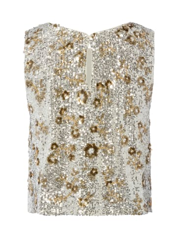 MOSS COPENHAGEN Top MSCHMagnolia in silber gold - 0001