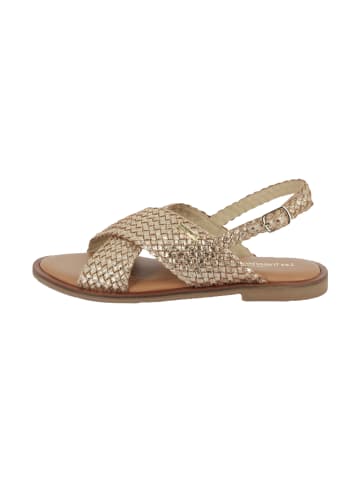 Les Tropéziennes par M Belarbi Ledersandalen Les Doa Gold