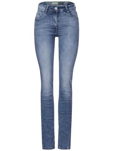 Cecil Slim Fit used Jeans in Blau