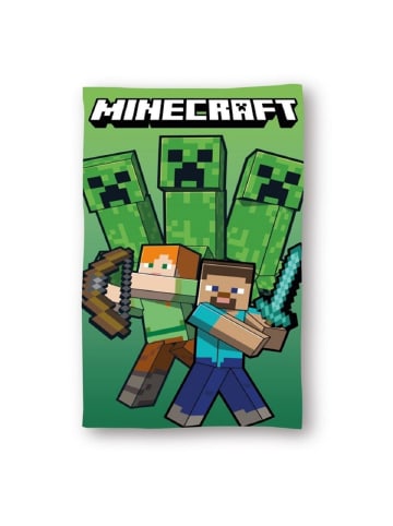 Minecraft Minecraft Baumwollhandtuch Badehandtuch Strandtuch 70x140 cm aus Baumw in Grün