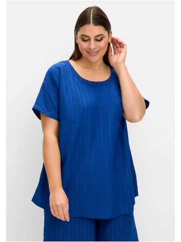 sheego Weite Tunika in blaubeere