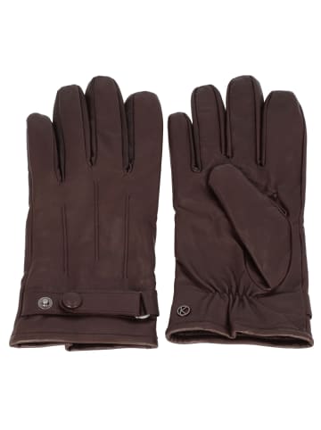 Kessler Gordon Handschuhe Leder dark brown