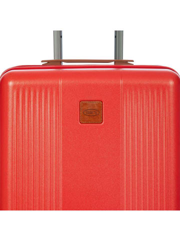 BRIC`s Ferrara - 4-Rollen-Kabinentrolley 55 cm (green) in rot