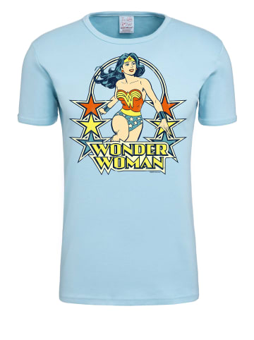Logoshirt T-Shirt Wonder Woman – Stars in hellblau