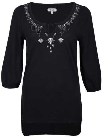 Usha Damen Tunika in Schwarz