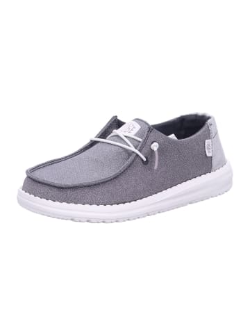 Hey Dude Damen Slipper Wendy metallic in Grau