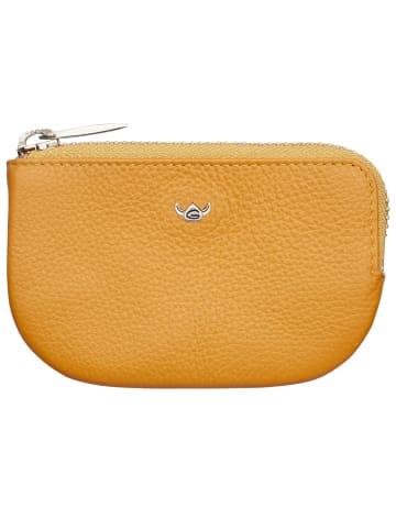 Golden Head Madrid Schlüsseletui RFID Leder 10,5 cm senfgelb