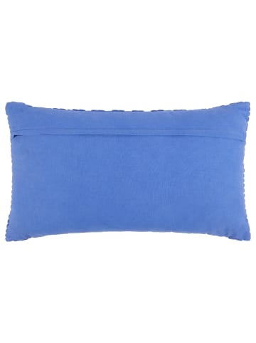 Butlers Kissen RIPPED VELVET in Blau