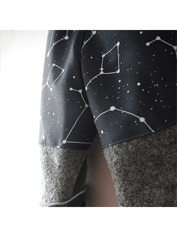 levily - Manufaktur babyfroh  Hose Wollwalk-Softshell Anthrazit-Kosmos