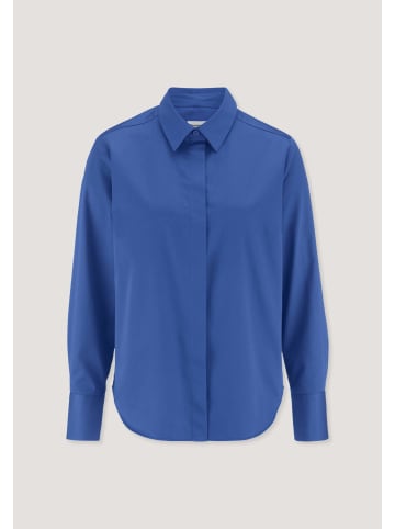 Hessnatur Hessnatur Bluse Relaxed aus reiner Bio-Baumwolle in kobalt