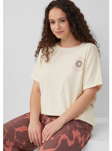 QS T-Shirt in 08D0_helles sand