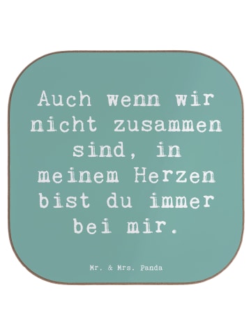 Mr. & Mrs. Panda weinglasuntersetzer Spruch Trennung von den Elt... in Meeresbrise