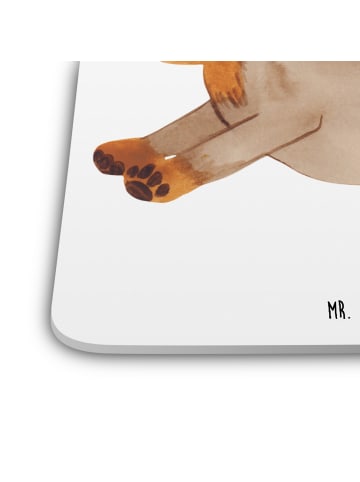 Mr. & Mrs. Panda Untersetzer Hund Dackel ohne Spruch in Weiß