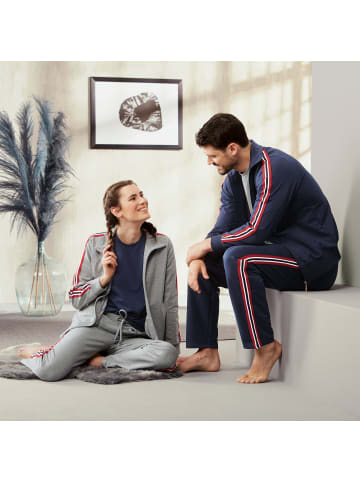 Erwin Müller Sweat Freizeitjacke in marine