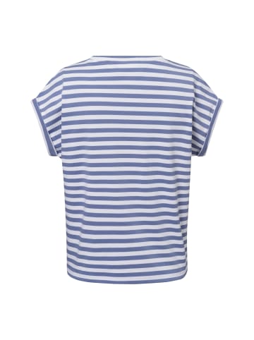 comma T-Shirt in hellblau weiß