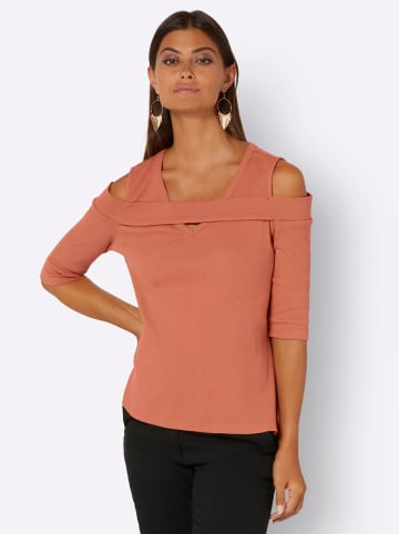 creation L 3/4-Arm-Shirt in papaya