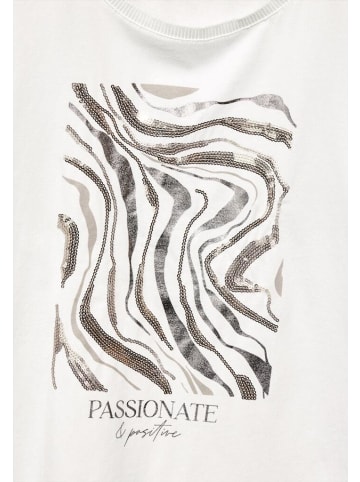 Street One T-Shirt in off white