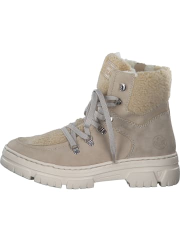 rieker Schnürstiefel in ginger/beige/champignon