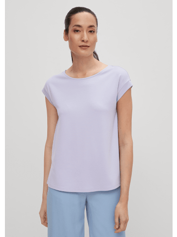 comma T-Shirt kurzarm in Lila