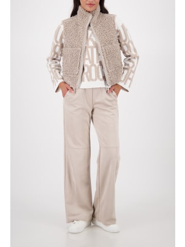 monari Wendeweste aus Kunstleder und Kunstfell in Lattemacchiato