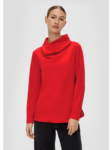 s.Oliver Sweatshirt langarm in Rot