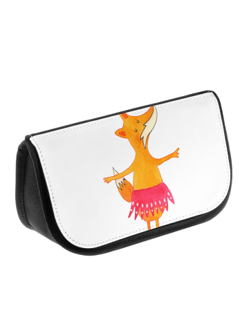 Mr. & Mrs. Panda Kulturbeutel Fuchs Ballerina ohne Spruch in Weiß