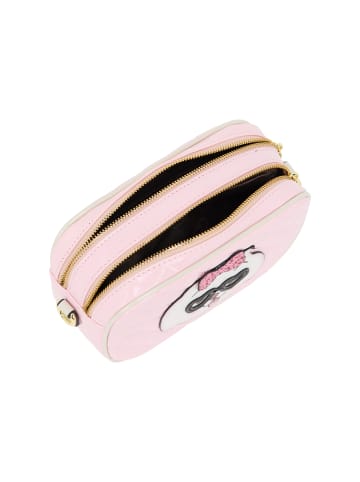 myMo Women Satchel in Pink White