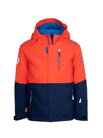 Trollkids Skijacke "Hallingdal" in Orange/Marineblau