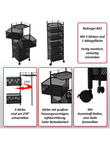 MCW Rollregal N52, Schwarz