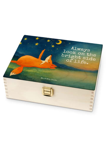 Mr. & Mrs. Panda Tee Organizer Fuchs Sterne Design mit Spruch in Weiß