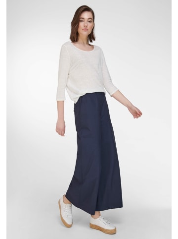 PETER HAHN Culotte cotton in MARINE