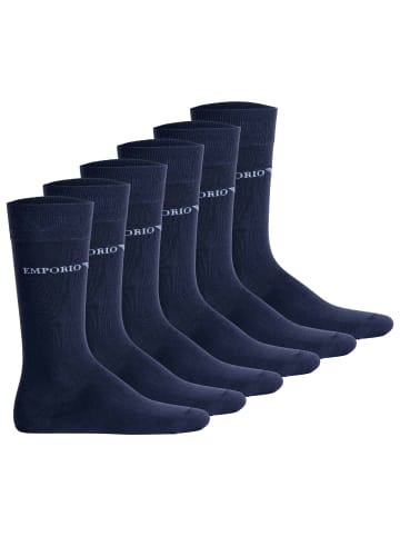 Emporio Armani Socken 6er Pack in Marine