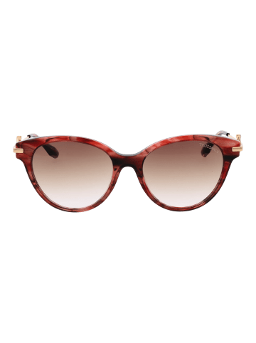 Trussardi Frauen Sonnenbrille Schmetterling Rot
