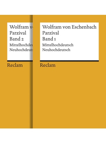 Reclam Verlag Parzival | Band 1 und 2