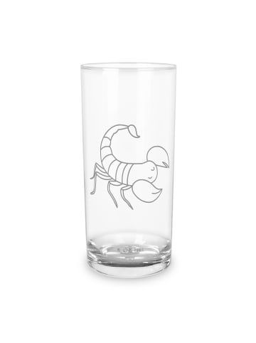 Mr. & Mrs. Panda Wasserglas Sternzeichen Skorpion ohne Spruch in Transparent