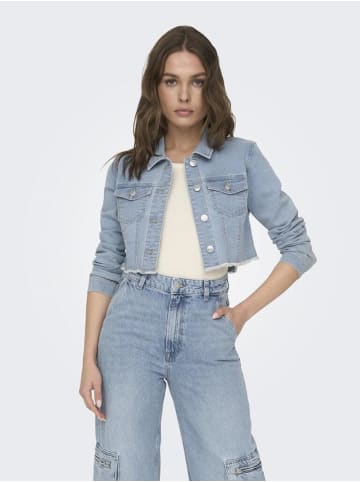 ONLY Jeansjacke in Light Blue Denim