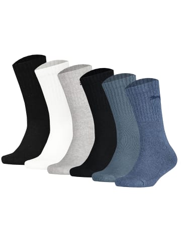 Puma Socken 6er Pack in Mehrfarbig/Denim