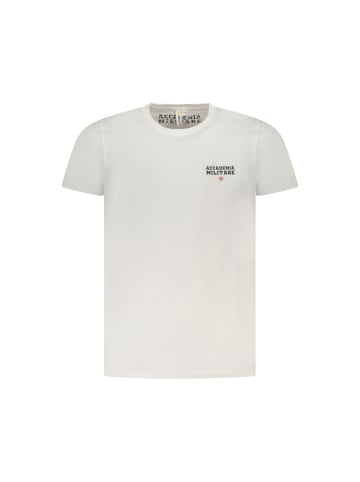 ACCADEMIA MILITARE Weißes Baumwoll-T-Shirt